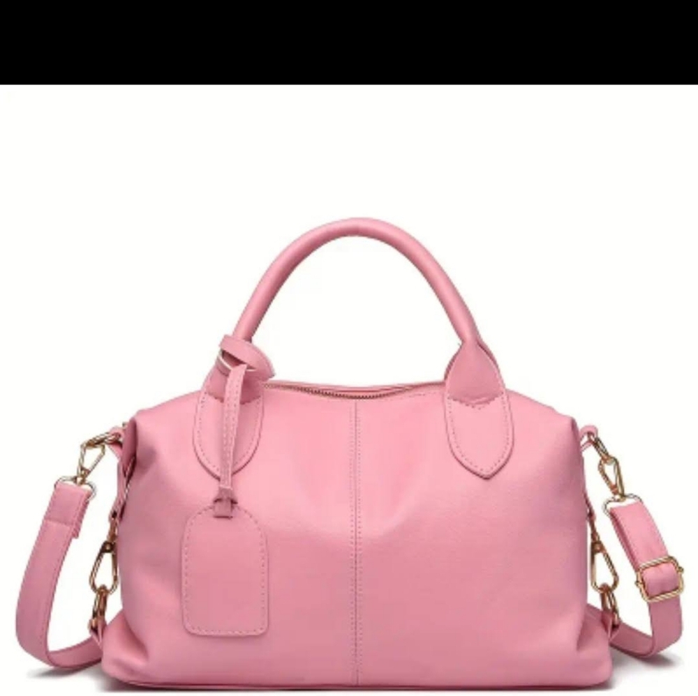 Chic Pink Satchel for Women